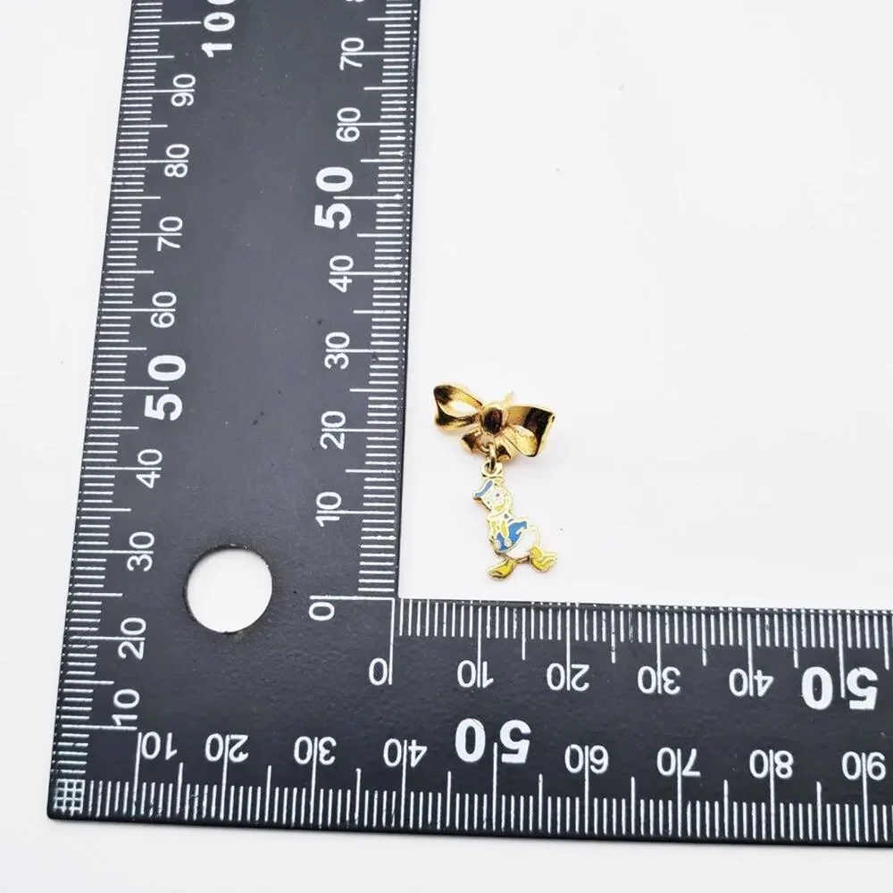 Vintage Walt Disney Productions Donald Duck Bow Pin